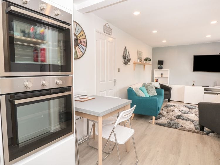 Living room with dining area